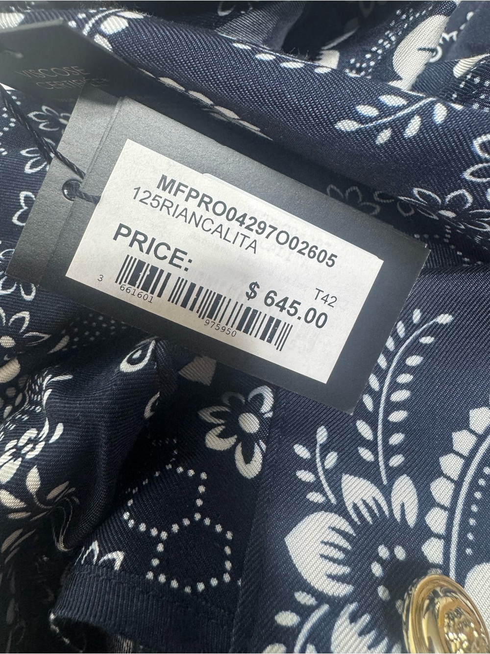 Maje Maxi bandana print dress - Picture 7 of 7